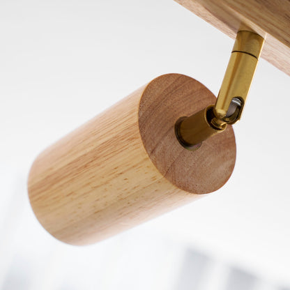Compact Wooden Dimmable LED Spot Light