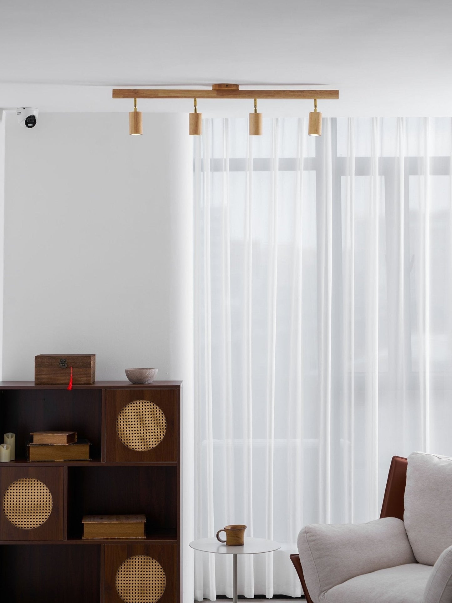 Compact Wooden Dimmable LED Spot Light