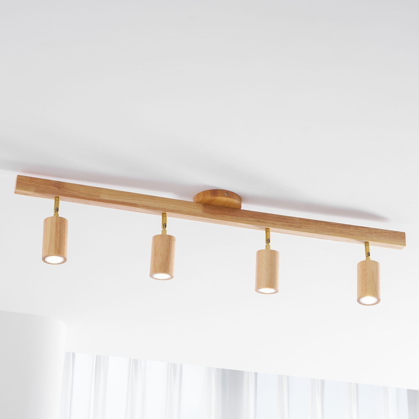 Compact Wooden Dimmable LED Spot Light