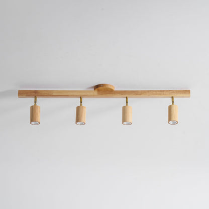 Compact Wooden Dimmable LED Spot Light