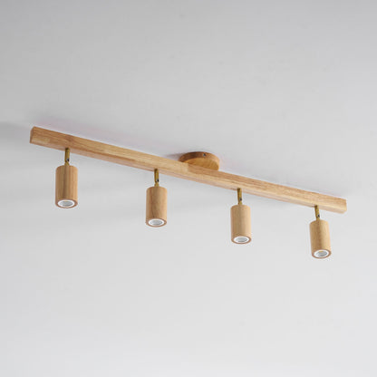 Compact Wooden Dimmable LED Spot Light