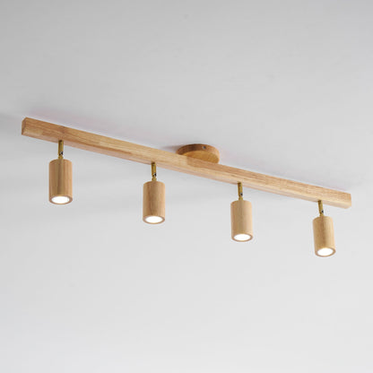 Compact Wooden Dimmable LED Spot Light