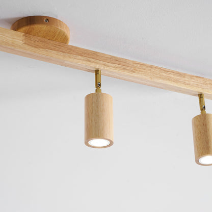 Compact Wooden Dimmable LED Spot Light