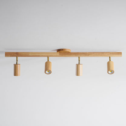 Compact Wooden Dimmable LED Spot Light