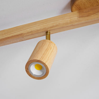 Compact Wooden Dimmable LED Spot Light
