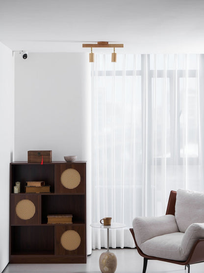 Compact Wooden Dimmable LED Spot Light