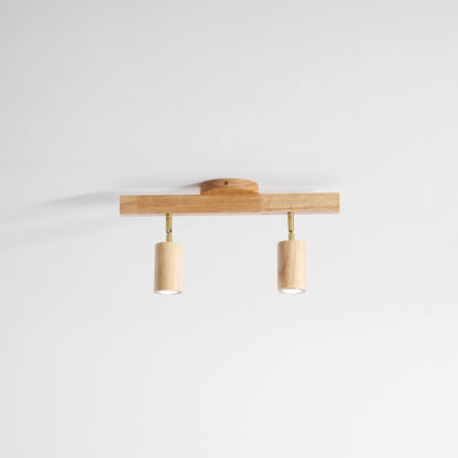 Compact Wooden Dimmable LED Spot Light