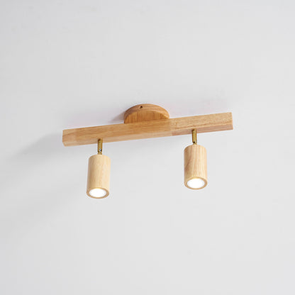 Compact Wooden Dimmable LED Spot Light