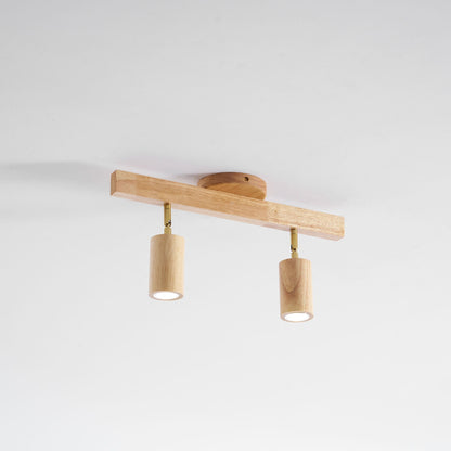 Compact Wooden Dimmable LED Spot Light