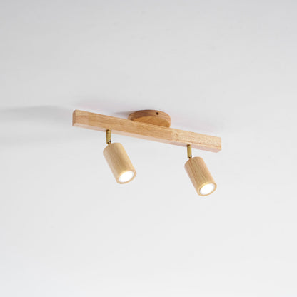 Compact Wooden Dimmable LED Spot Light