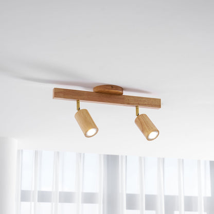 Compact Wooden Dimmable LED Spot Light