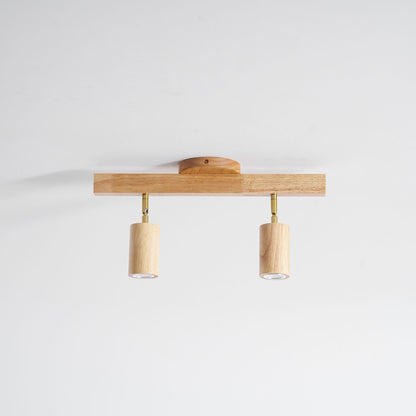 Compact Wooden Dimmable LED Spot Light