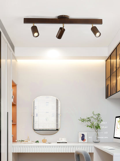 Compact Wooden Dimmable LED Spot Light