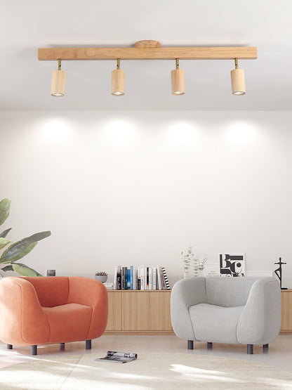 Compact Wooden Dimmable LED Spot Light