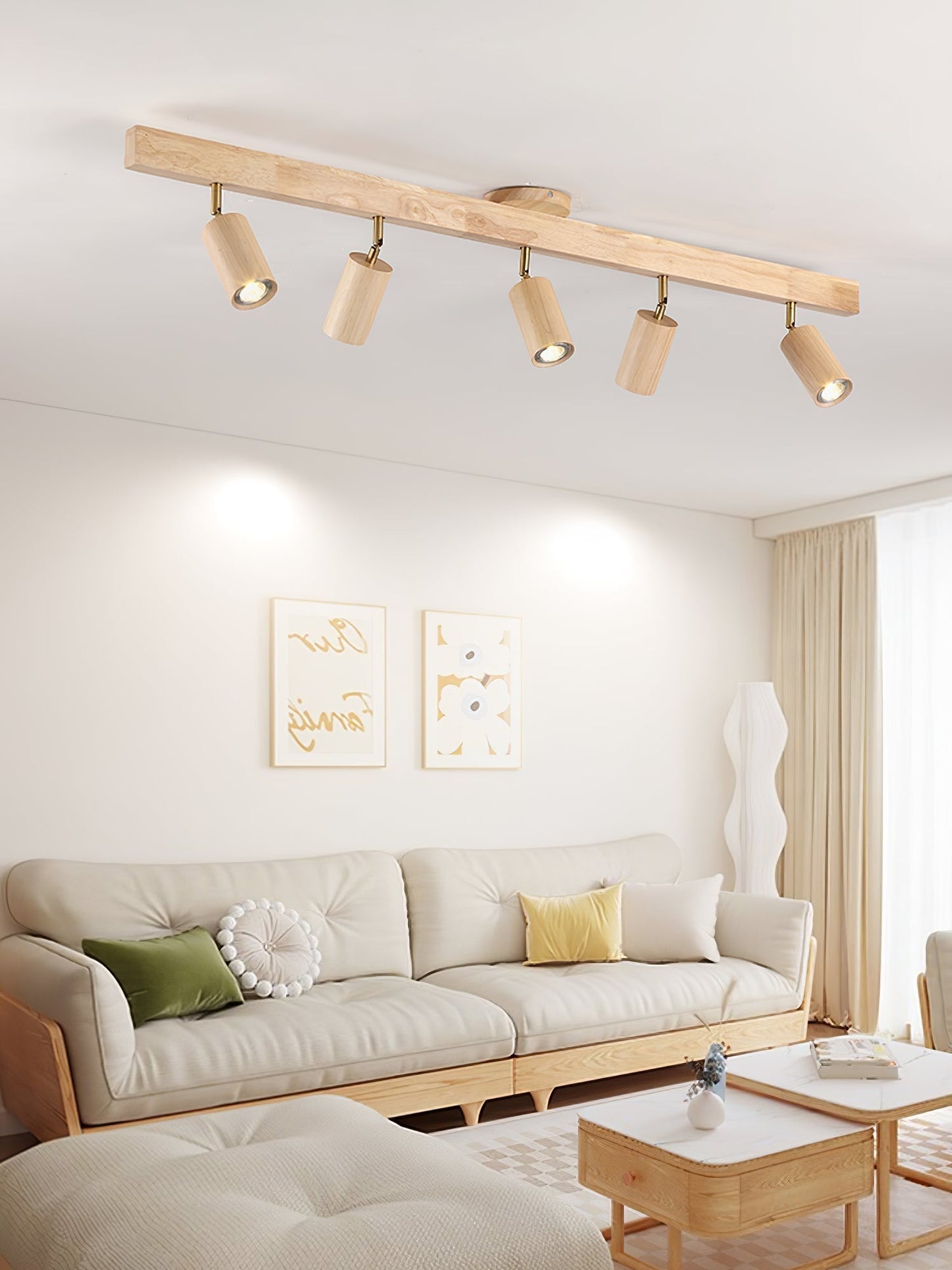 Compact Wooden Dimmable LED Spot Light