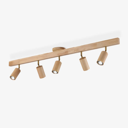 Compact Wooden Dimmable LED Spot Light