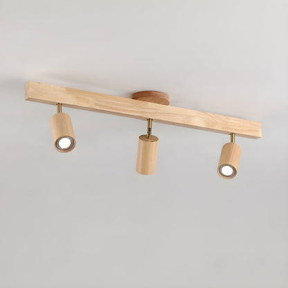 Compact Wooden Dimmable LED Spot Light
