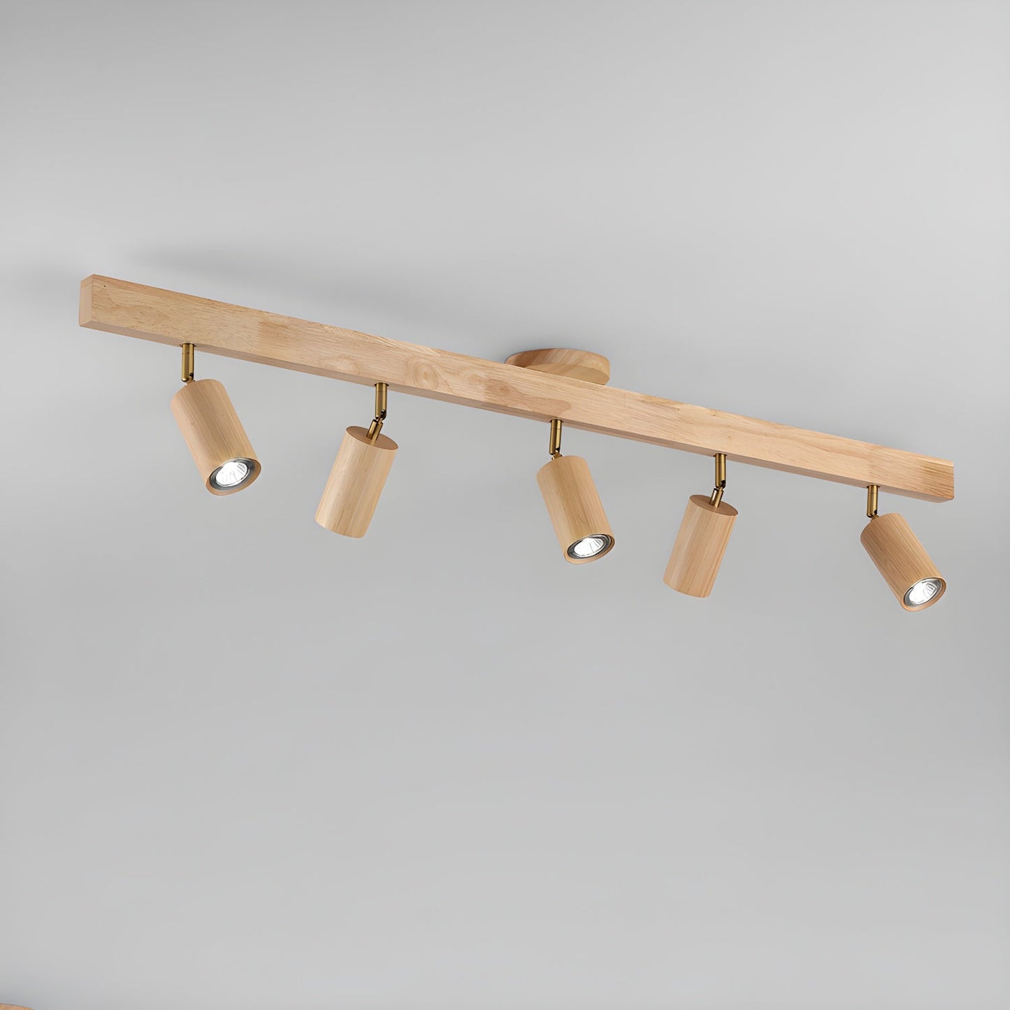 Compact Wooden Dimmable LED Spot Light