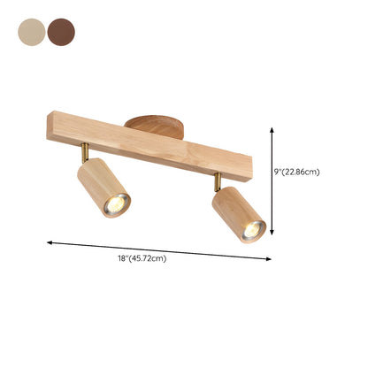 Compact Wooden Dimmable LED Spot Light