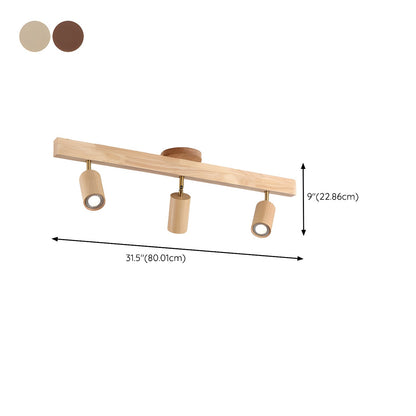 Compact Wooden Dimmable LED Spot Light