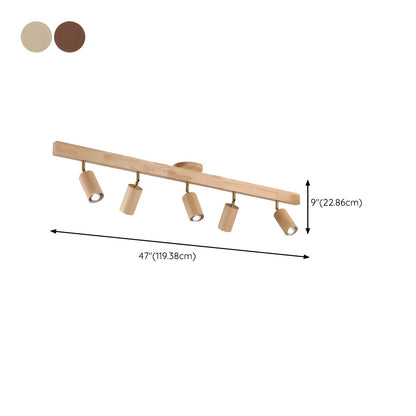 Compact Wooden Dimmable LED Spot Light