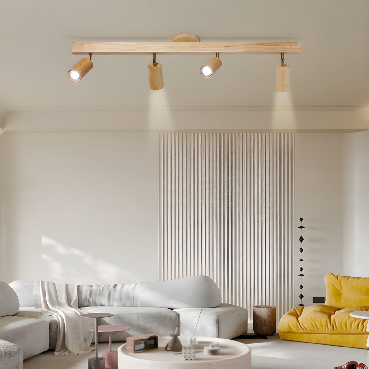 Compact Wooden Dimmable LED Spot Light