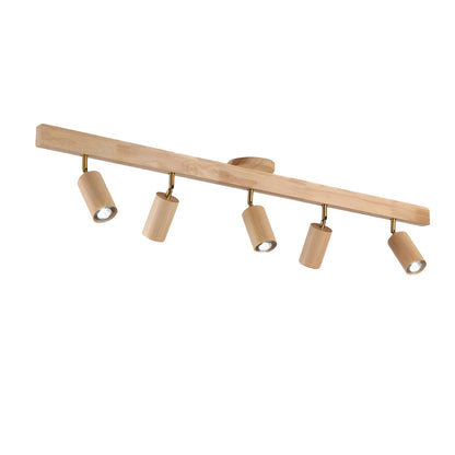 Compact Wooden Dimmable LED Spot Light
