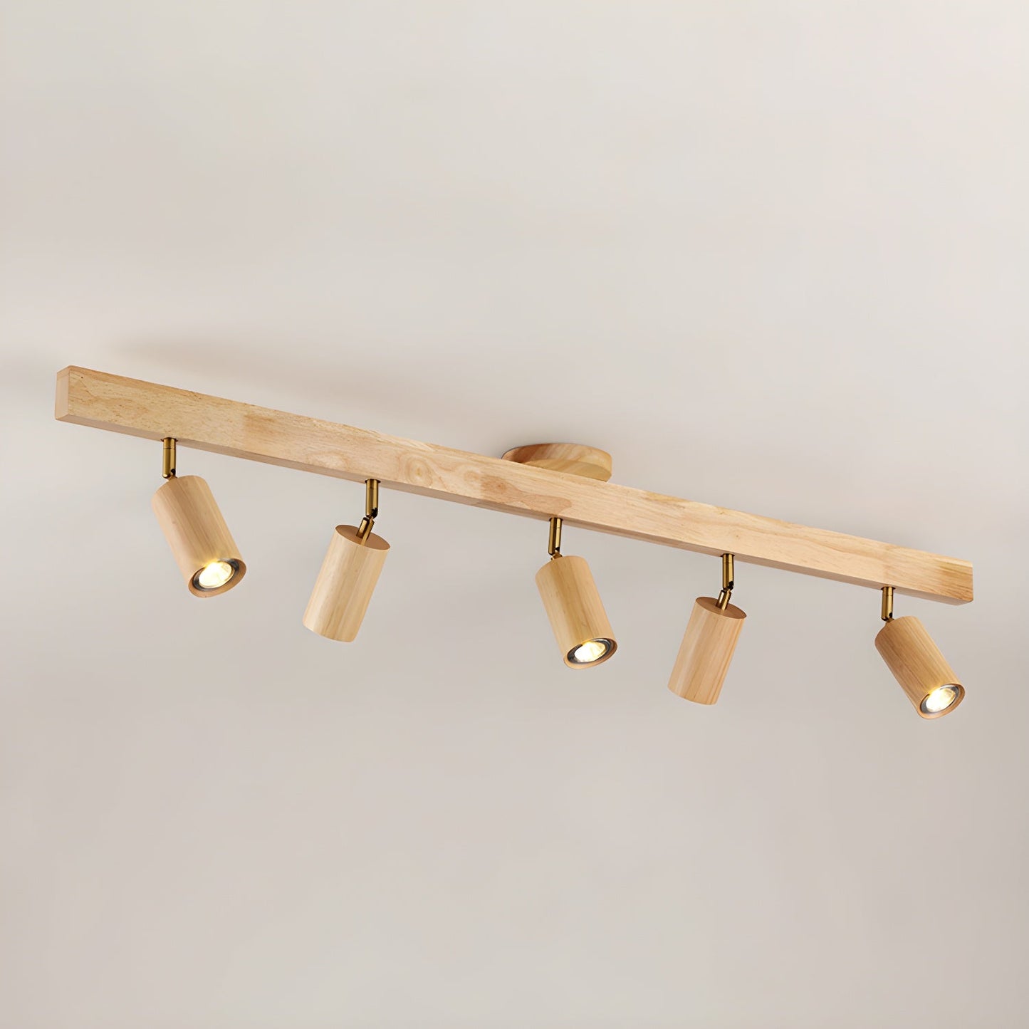Compact Wooden Dimmable LED Spot Light