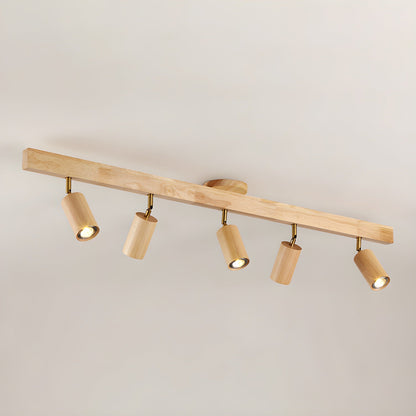 Compact Wooden Dimmable LED Spot Light