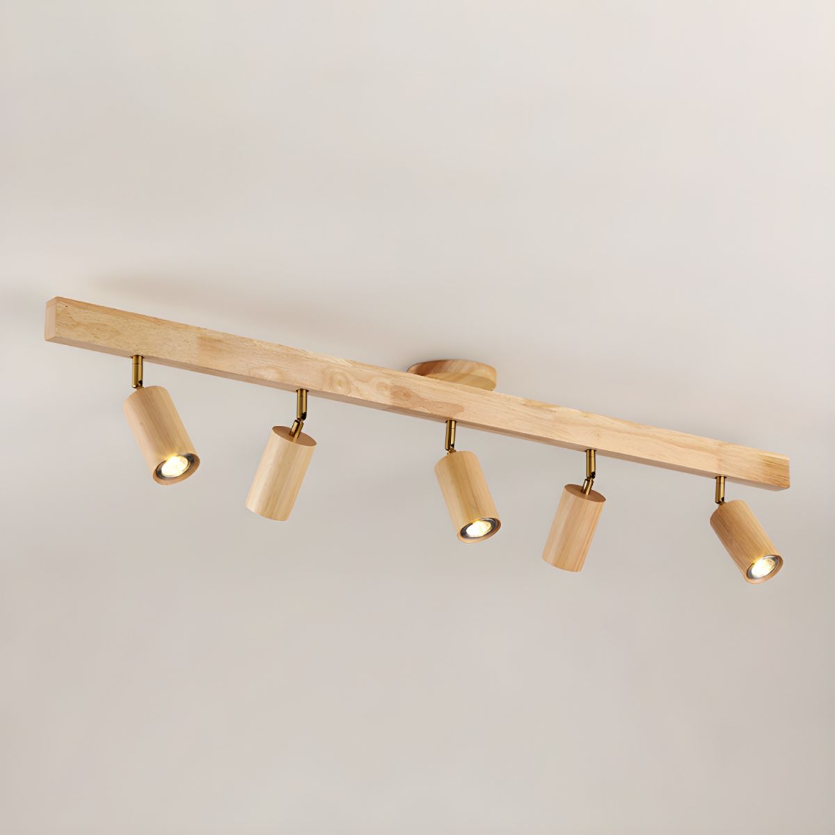 Compact Wooden Dimmable LED Spot Light