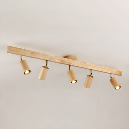 Compact Wooden Dimmable LED Spot Light