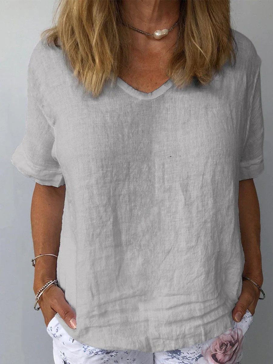 Naviya Top | Casual Cotton Linen Top