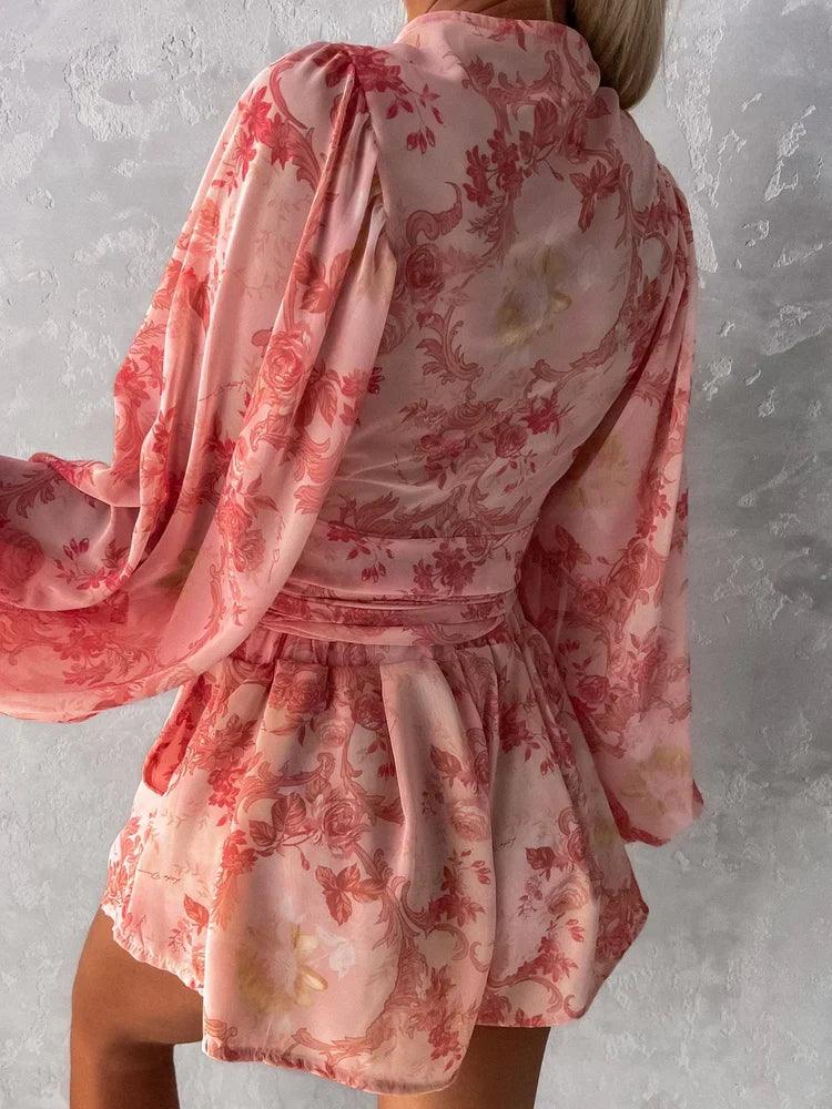 Chic Floral Summer Romper