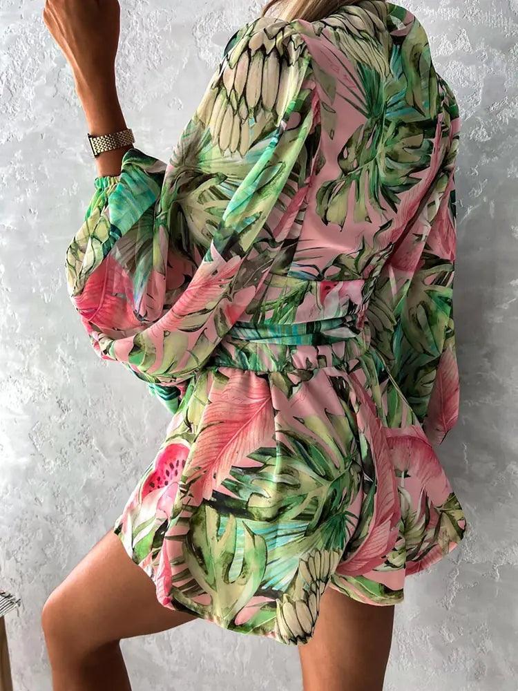 Chic Floral Summer Romper