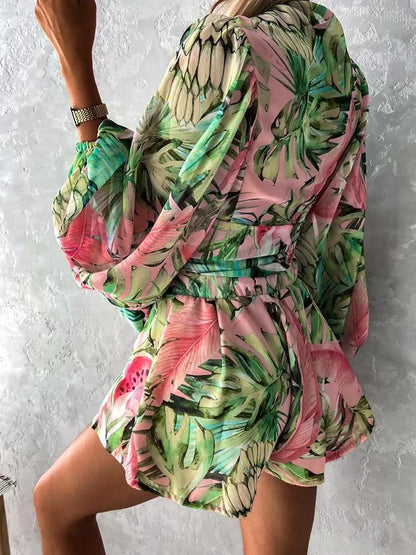 Chic Floral Summer Romper