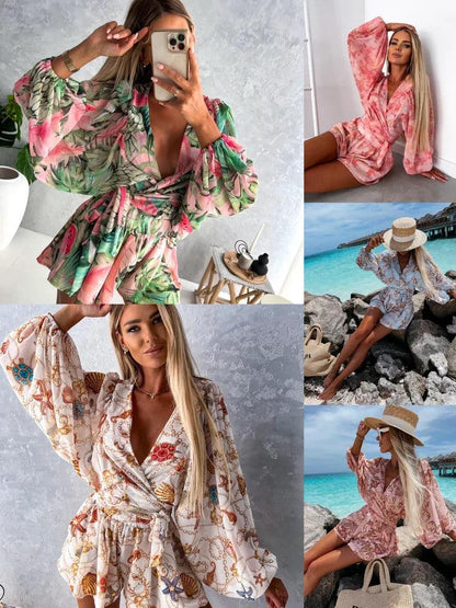 Chic Floral Summer Romper