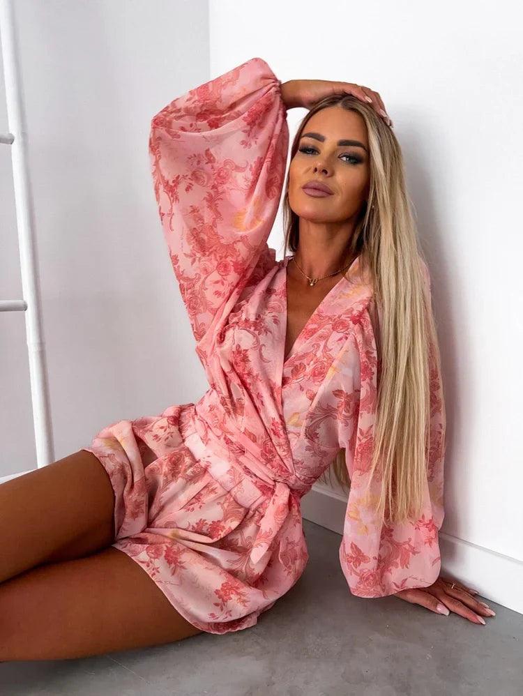 Chic Floral Summer Romper