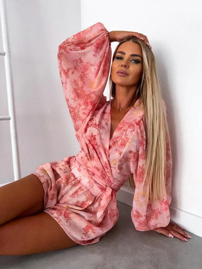 Chic Floral Summer Romper
