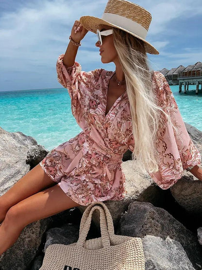 Chic Lace Jumpsuit - Women's Summer Beach Romper - OutfitLondon