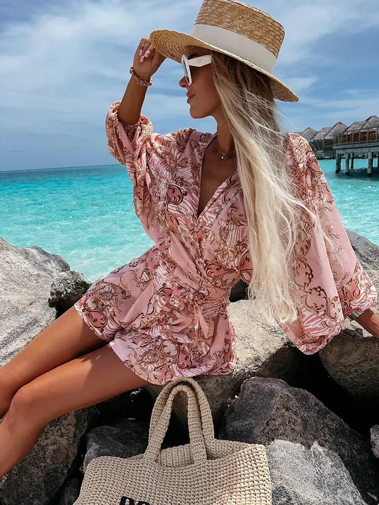 Chic Floral Summer Romper - OutfitLondon