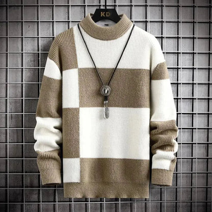 Men's Relaxed Fit Crewneck Sweater - OutfitLondon