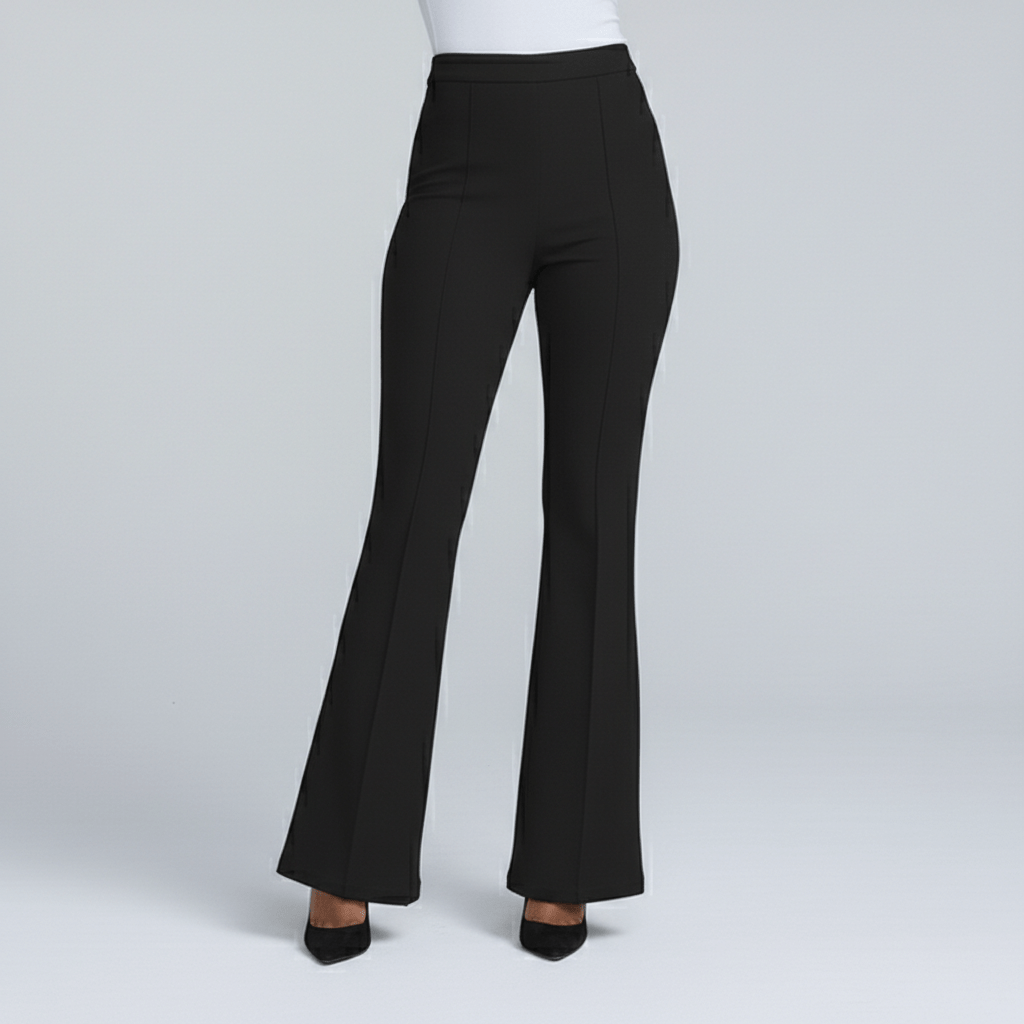 Classic 2-Piece Suit Blazer and Wide Leg Pants