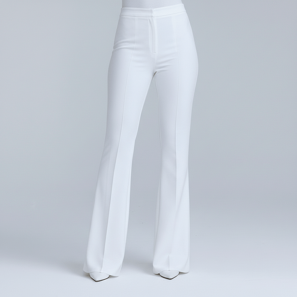 Classic 2-Piece Suit Blazer and Wide Leg Pants