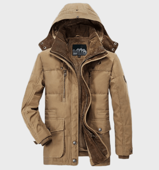 Waterproof Men's Hooded Winter Coat - OutfitLondon