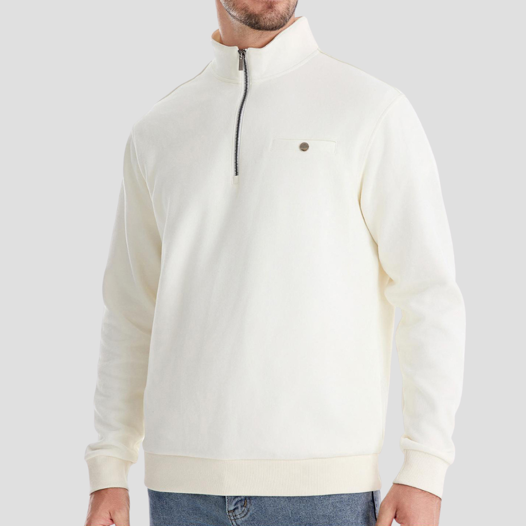Simple Men's Lightweight Pullover Sweater