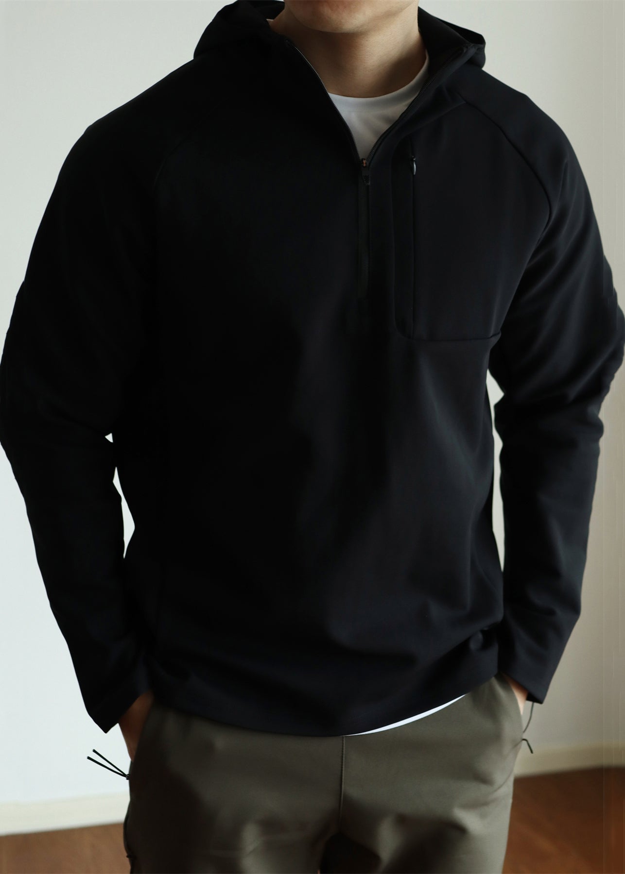 Men's Hooded Sweatshirt Soft Cotton Blend Relaxed Fit - OutfitLondon