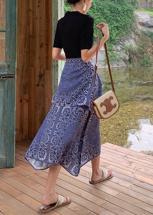 Women's Cotton Patchwork Maxi Dress Flowy - OutfitLondon