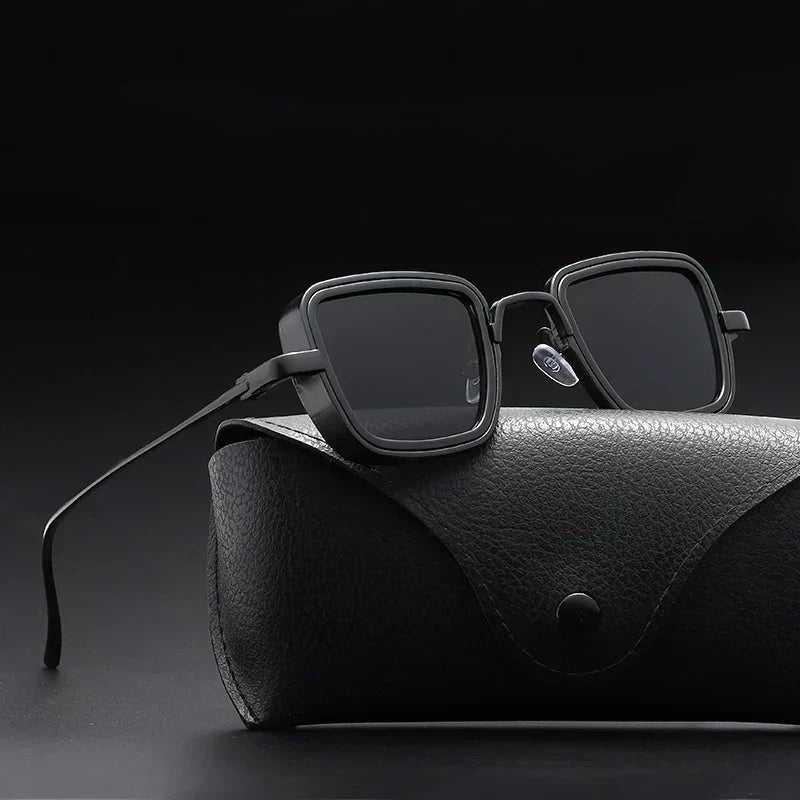 Classic Gold Sunglasses With UV Protection