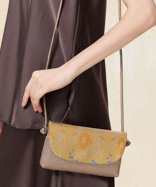 Women's Silk Crossbody Bag Lightweight With Inner Pockets - OutfitLondon