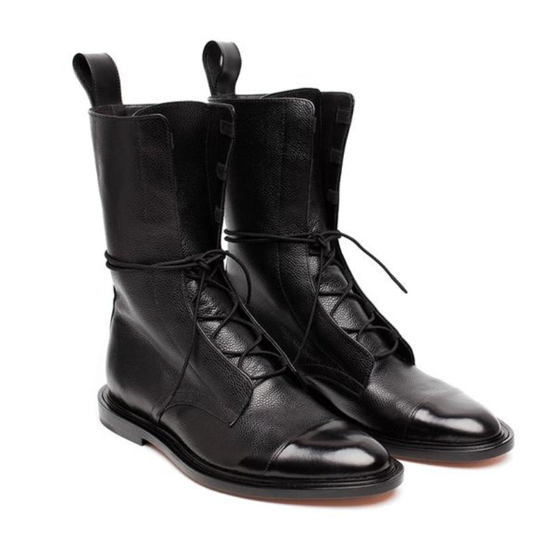 Women's Soft Faux Leather Ankle Boots - OutfitLondon